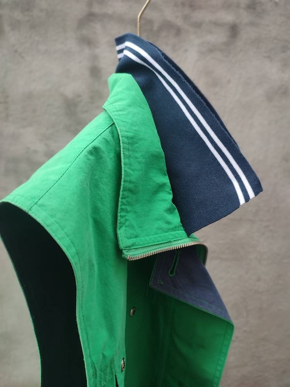 90s Sporty Vest| Vintage Green Unisex Vest with S… - image 2