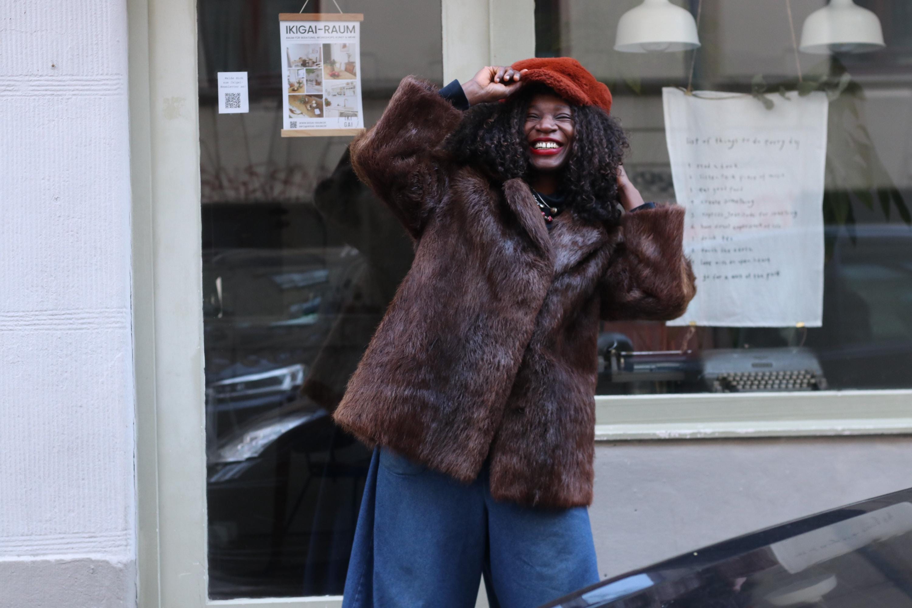 Vintage Chocolate Brown Fur Coat: 70s Parisian Glam Outerwear - Etsy