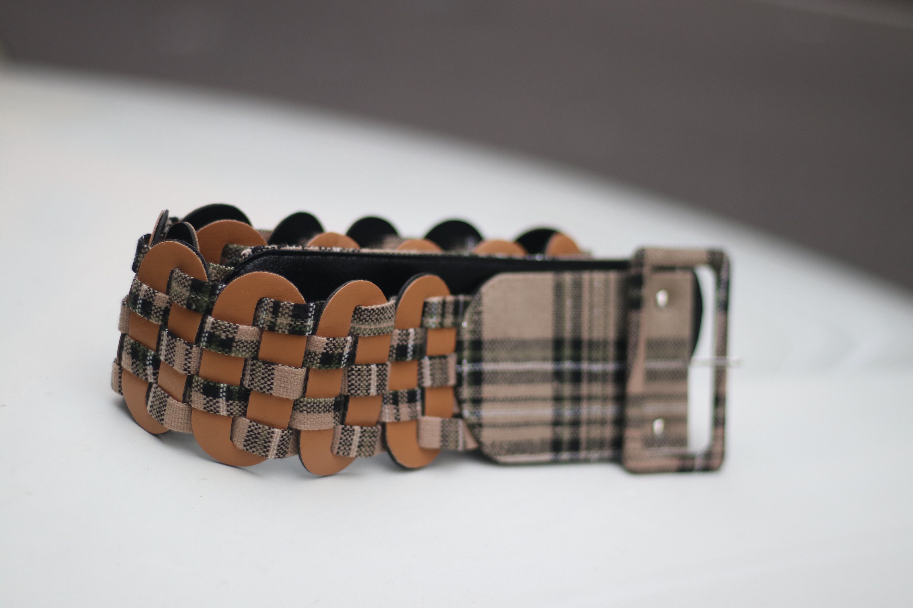 Y2K plaid belt Y2k plaid mini skirt with attached belt ? 1... | Depop main image 4