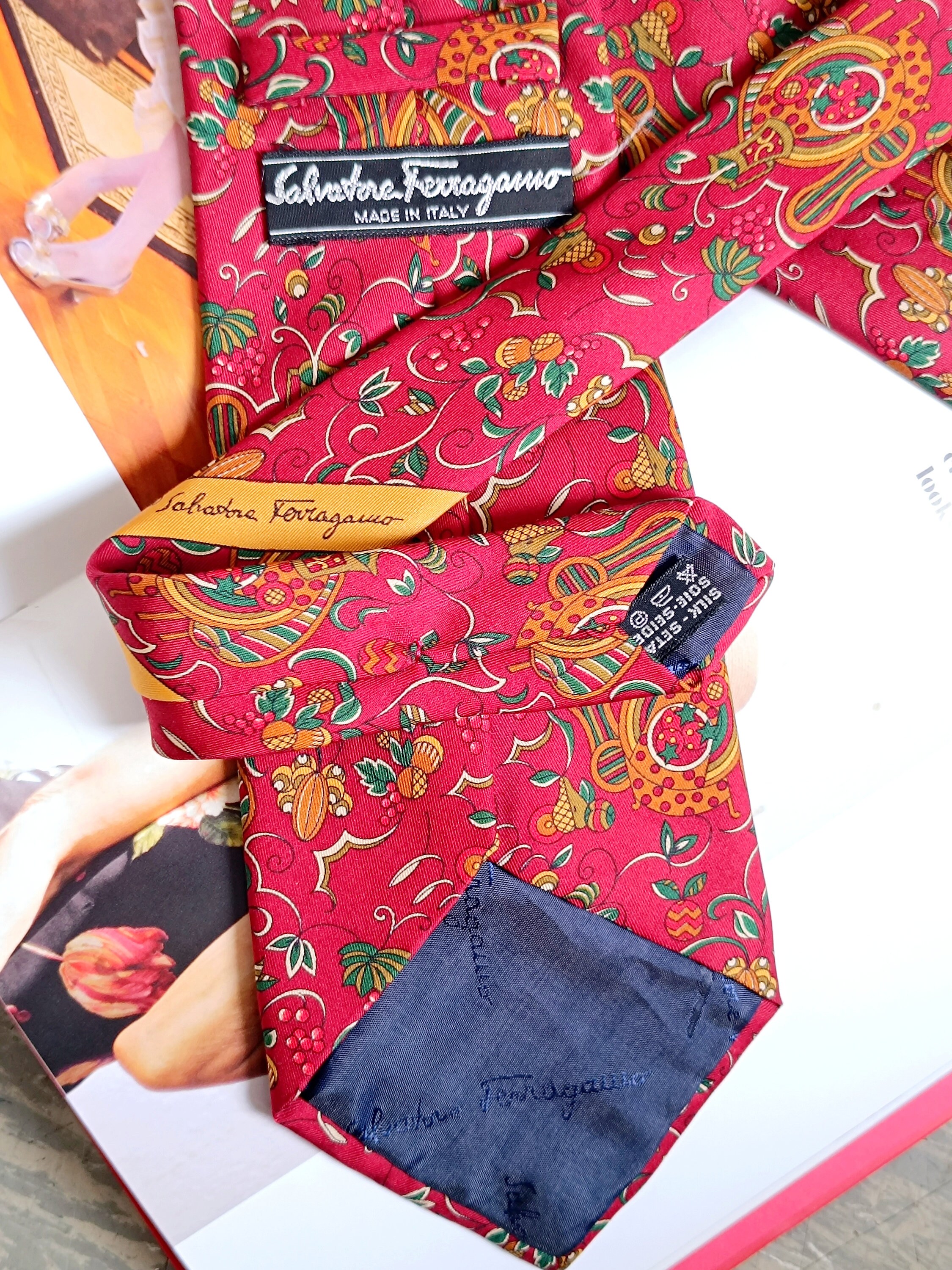 Ferragamo ties on sale best sale