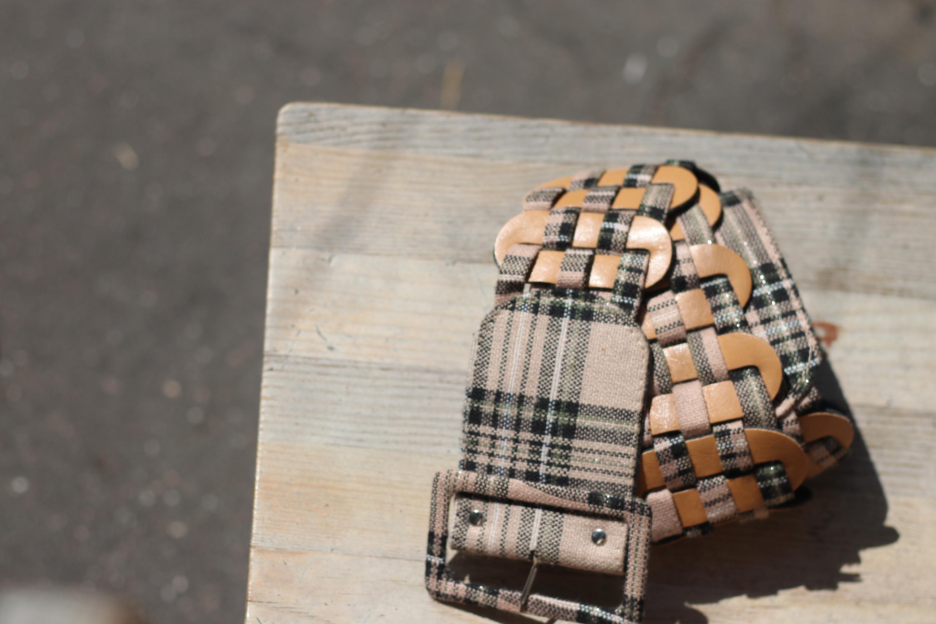 Y2K plaid belt Y2k plaid mini skirt with attached belt ? 1... | Depop main image 2