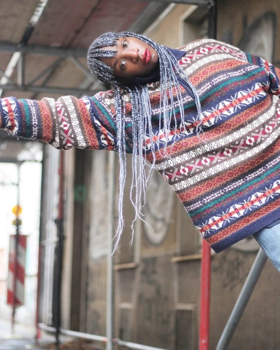 90s Angelo Muroui Wool Sweater Hipster 