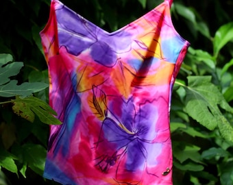 Maillot de bain rétro années 80 | Maillots de bain une pièce roses à imprimé floral vintage | Maillot de bain fantaisiste