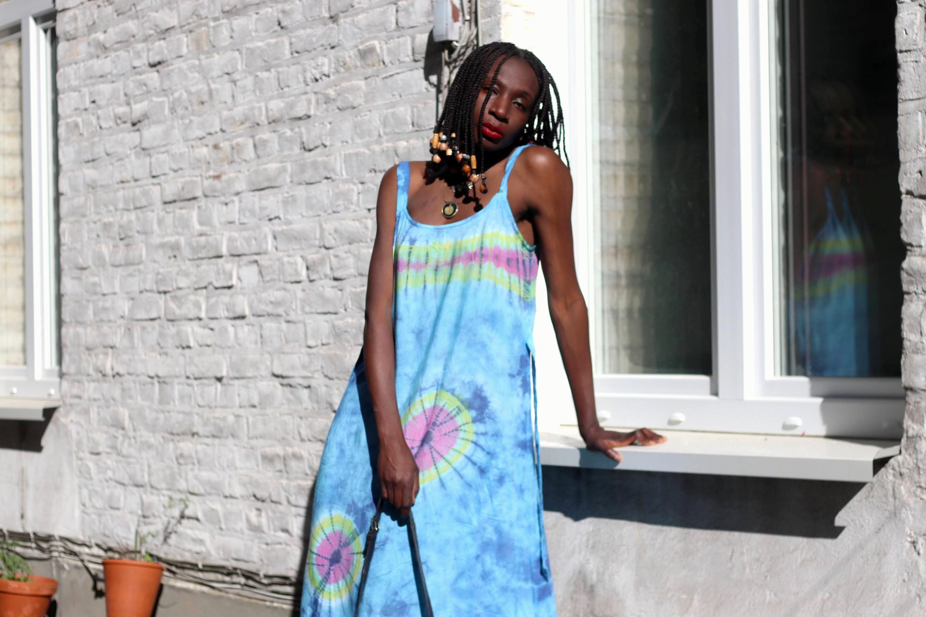 Tie Dye 90s Dress - Etsy