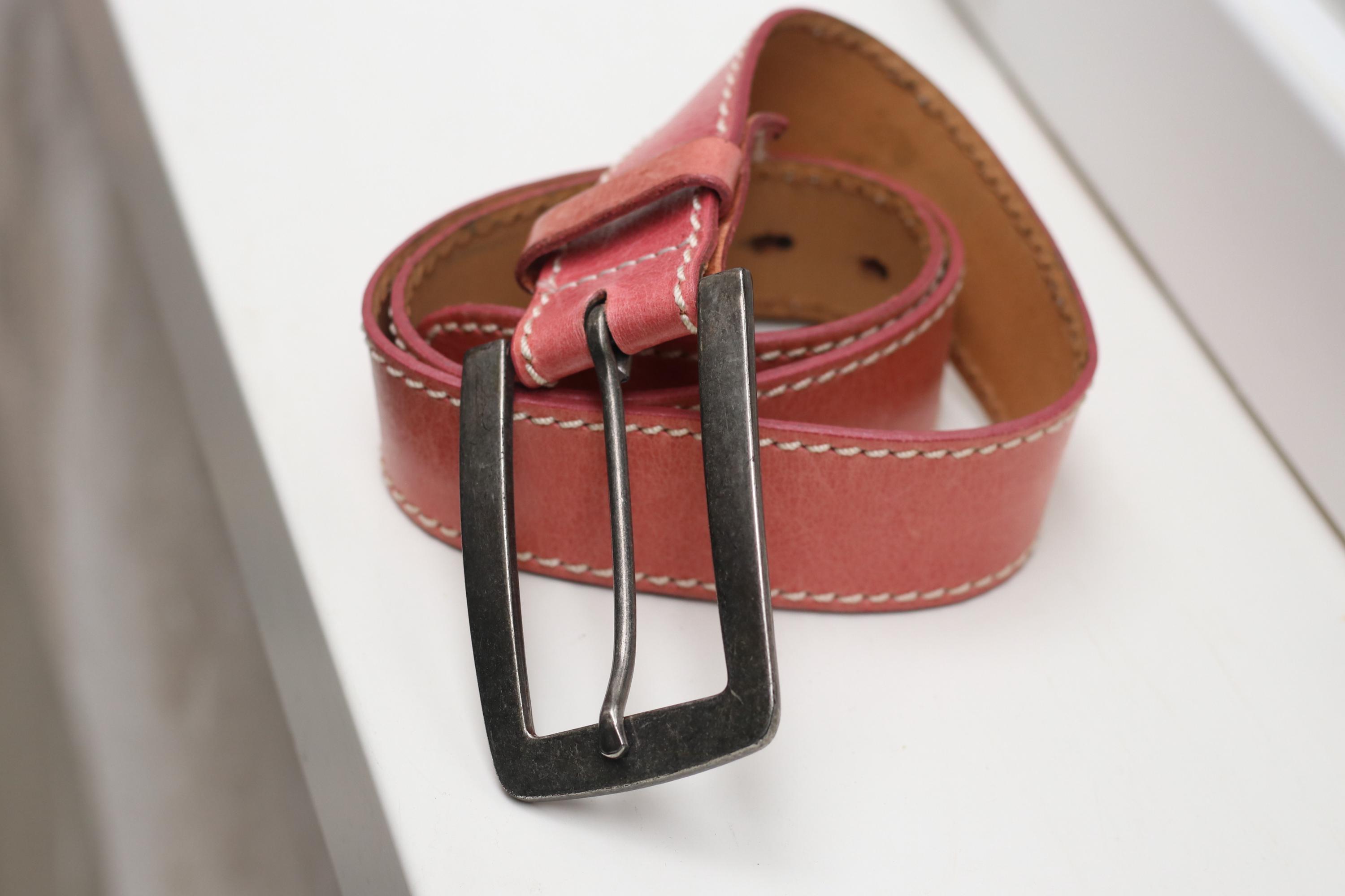 Vintage Esprit Brown Leather Belt Womens 70 S Square Buckle 90s Grunge Aesthetic Esprit Belts - Etsy main image 4