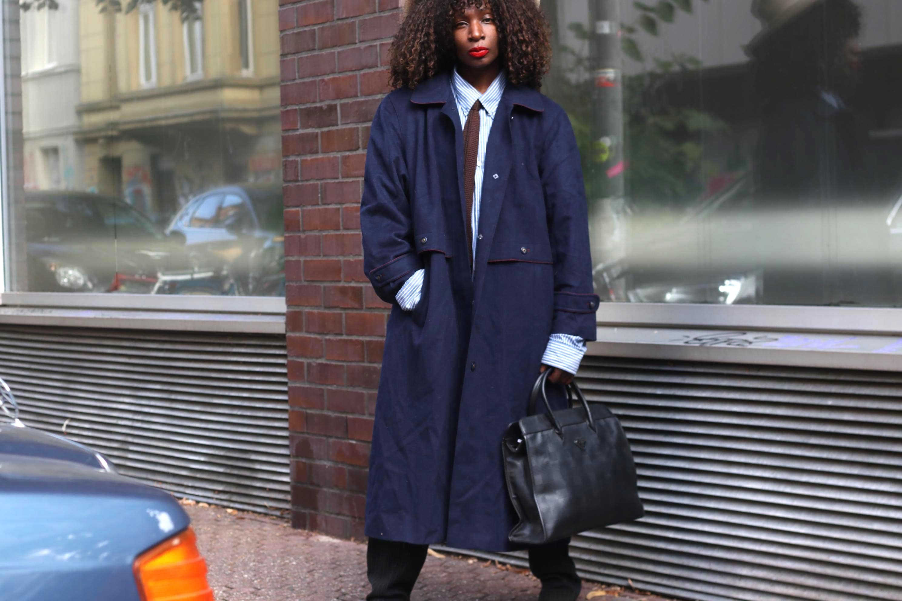 Vintage 80s Oversized Wool Coat - Etsy