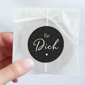 PARA TI pegatina | Pegatinas de agradecimiento, regalo de agradecimiento, galletas, pegatinas para bolsas de papel, diseño nórdico, escandinavo Mimi y Anton