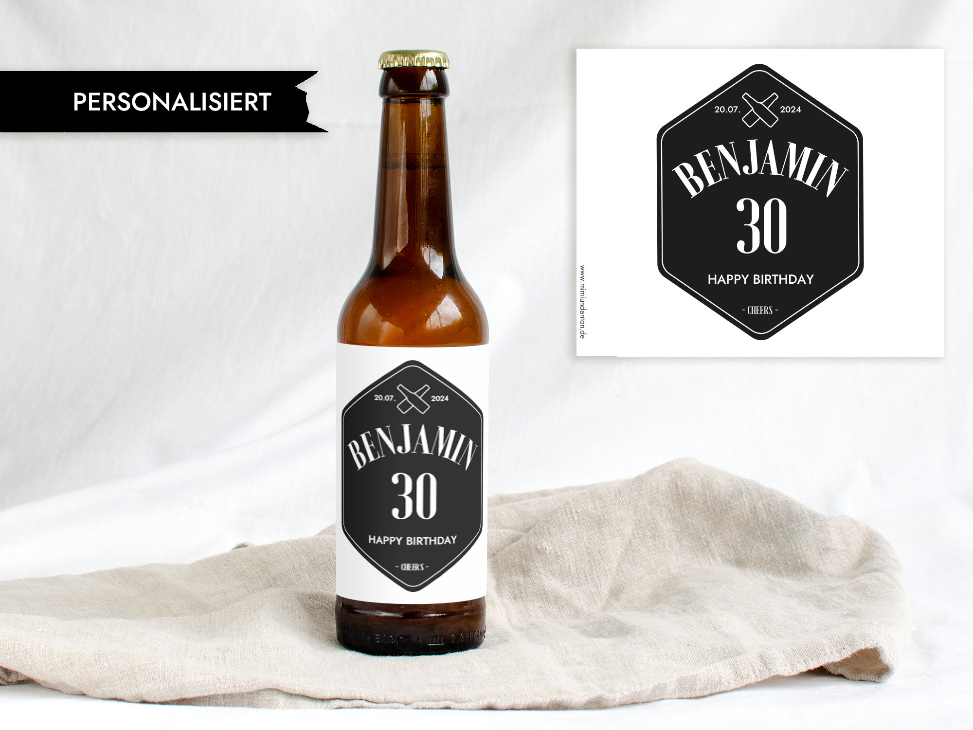 Personalisiertes Bier Zum Vatertag