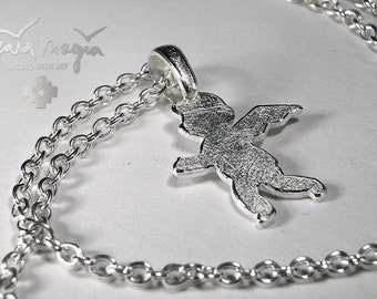 Angel necklace ENGELCHEN, angel pendant silver, guardian angel pendant, baptismal necklace angel, confirmation necklace