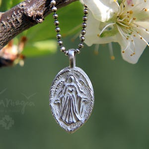 Schutzengel Talisman Silber mit Gravur • Schutzengel Kette 925 Silber • Engel Anhänger zur Taufe, Kommunion, Konfirmation • DEIN SCHUTZENGEL