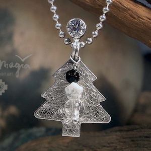 Tree of Life Necklace OH TANGLE, Tree Pendant Silver, Tree of Life Jewelry