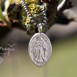Guardian angel necklace YOUR GUARDIAN ANGEL from 179,- Euro, angel amulet engraving possible for communion, confirmation, angel baptism necklace, angel pendant