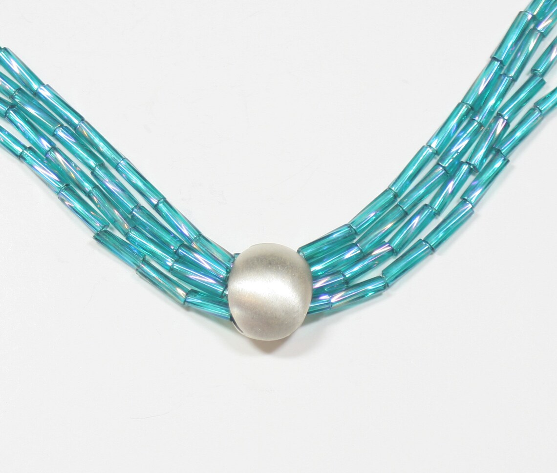 Sterling Silver Slide Slider Necklace Pendant Bead Focal Etsy