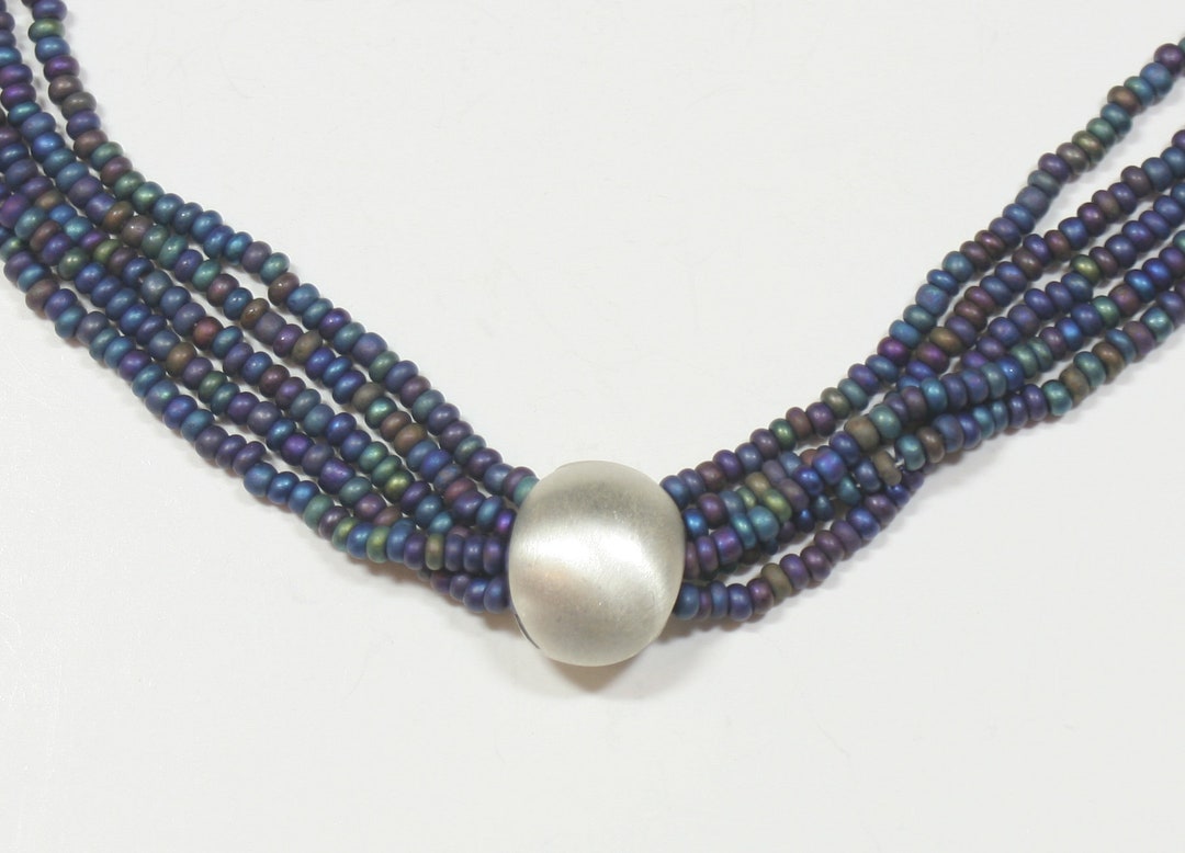 Sterling Silver Slide Slider Necklace Pendant Bead Focal Etsy