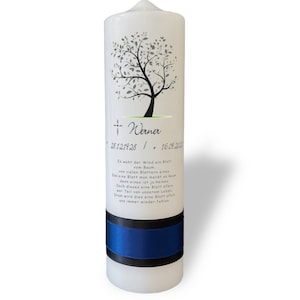 Mourning candle - tree of life