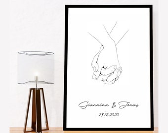 Engagement Gift - Hands, Individual, Gift, Best Friends, Maid of Honor, Engagement, Couples, Newlyweds