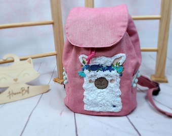 Kindergarten-Rucksack, viele Motive und Farben, inkl. Namen und Wunschmotiv, Brustgurt optional