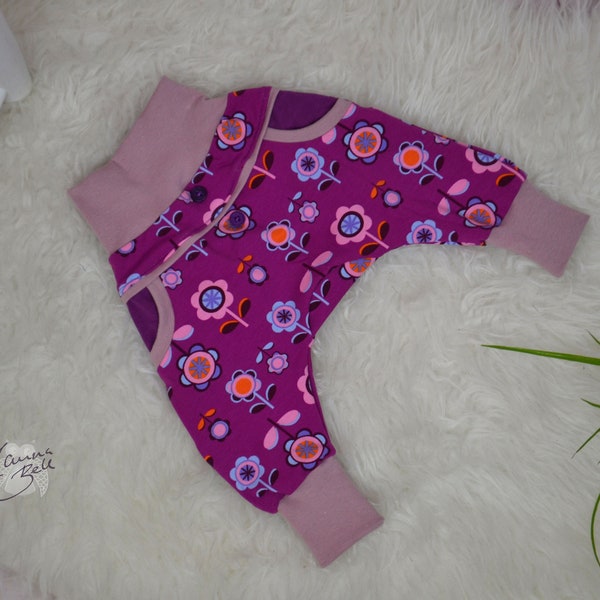 Pumphose Gr. 62, Babyhose aus Jersey, bequeme Hose für Babys, Knickaboo