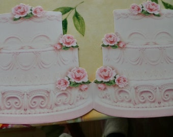 Congratulations Card, Cake, Flower, Easter