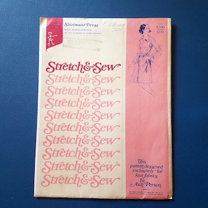 Wzór na sukienkę koszulową z lat 70. dla kobiet, wzór na sukienkę z guzikami w stylu vintage, sukienka z kołnierzykiem retro i paskiem, rozciągliwa i szyta 28-40
