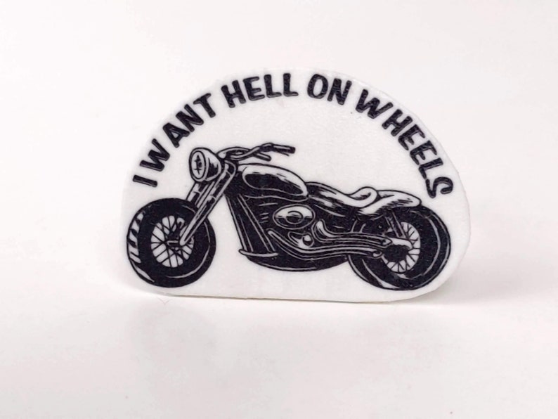 Cool Rider Hell on Wheels Motorcycle Pin or Grease 2 Etsy