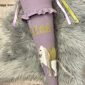 School Cone Made of Muslin Model Pegasus