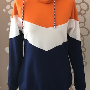 Hoodie à capuche pour les dames avec un grand partage