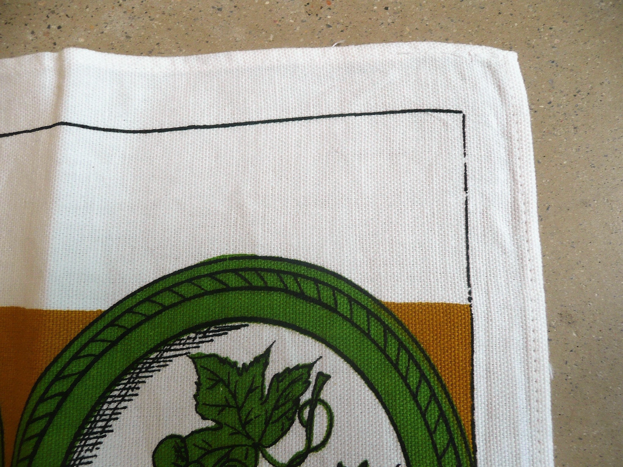 Küchentücher aus Baumwolle weiß orange blau grün Küchentuch | Etsy