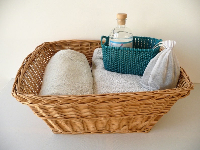Großer Korb aus Korbweide Wäschekorb Warenkorb Deko | Etsy