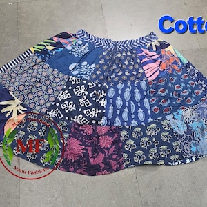 Patchwork Mini Rock: Boho Baumwolle Party Rock