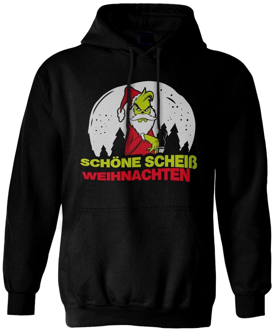 Hoodie Grinch Schöne Scheiß Weihnachten Etsy