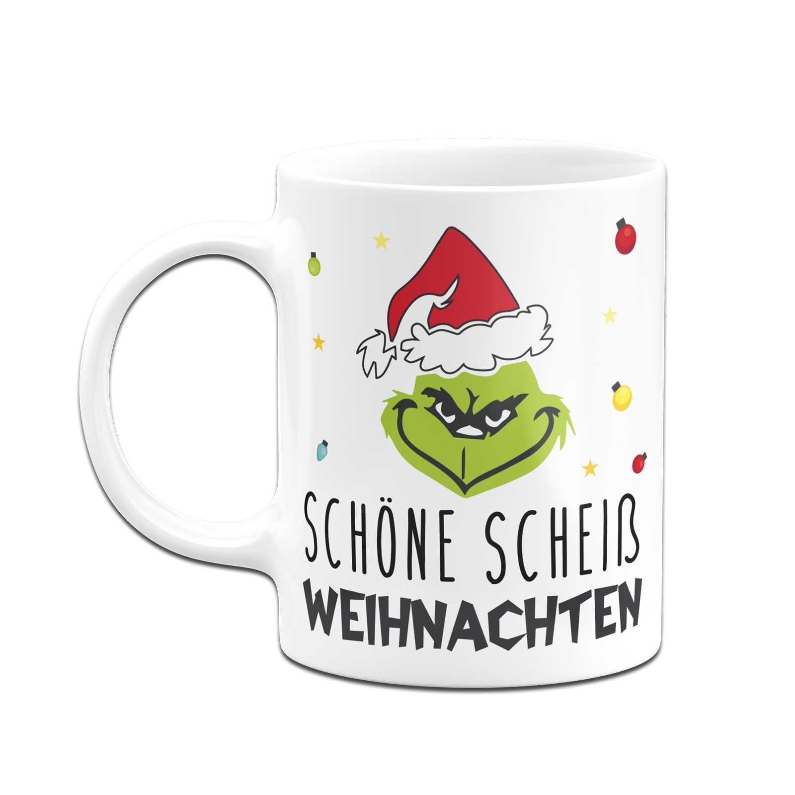 Grinch Tasse Mit Namen Personalisiert – Lustige Anti-Weihnachten Tasse Grün | Weihnachtsgeschenk, Wichtelgeschenk