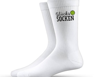 Socken - Glückssocken - Geschenk für Frauen & Männer zum Geburtstag, Prüfung, Glücksbringer