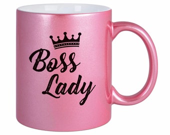 Tasse - Boss Lady - Metallictasse