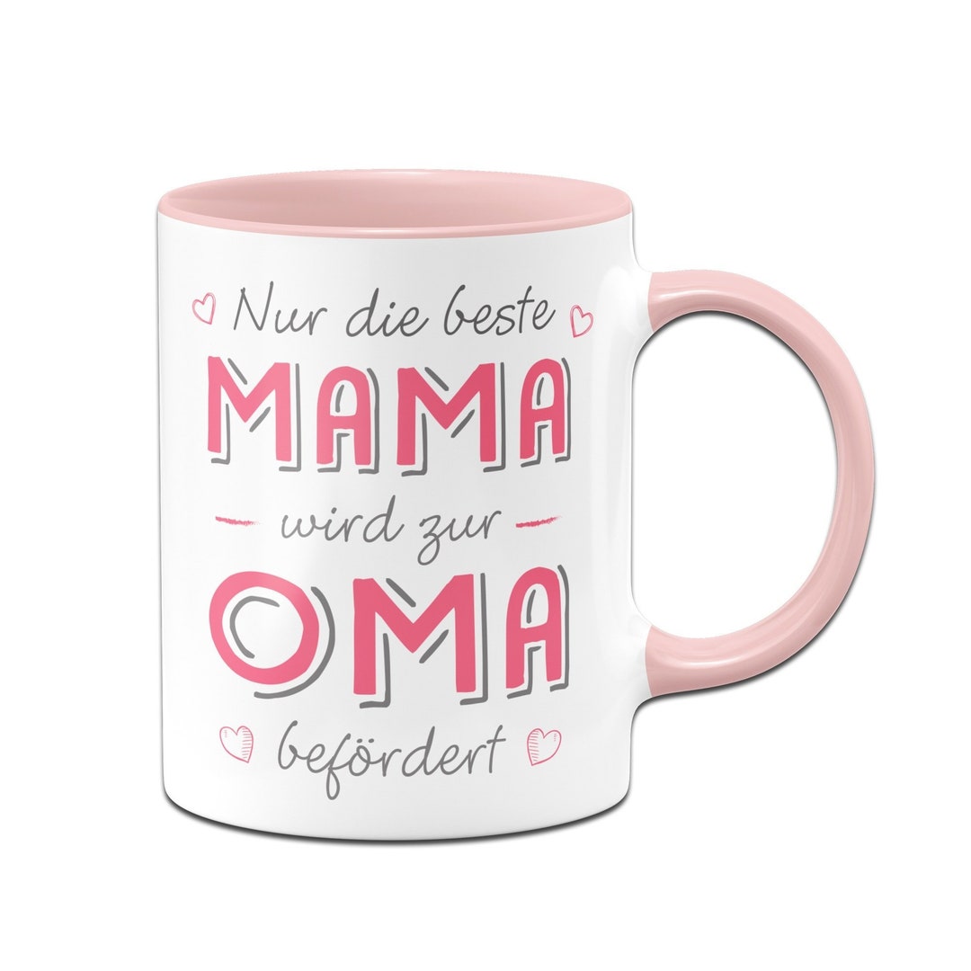 Baumwolltasche „Die Besten Mamas Werden Zur Oma Befördert“ – Geschenk Für Werdende Omas