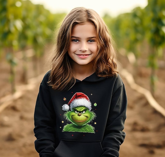 Grinch Weihnachten Kapuzenpullover Damen Hässliche Produktbild-Vorschau 6