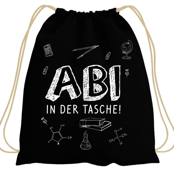 Turnbeutel - Abi in der Tasche!