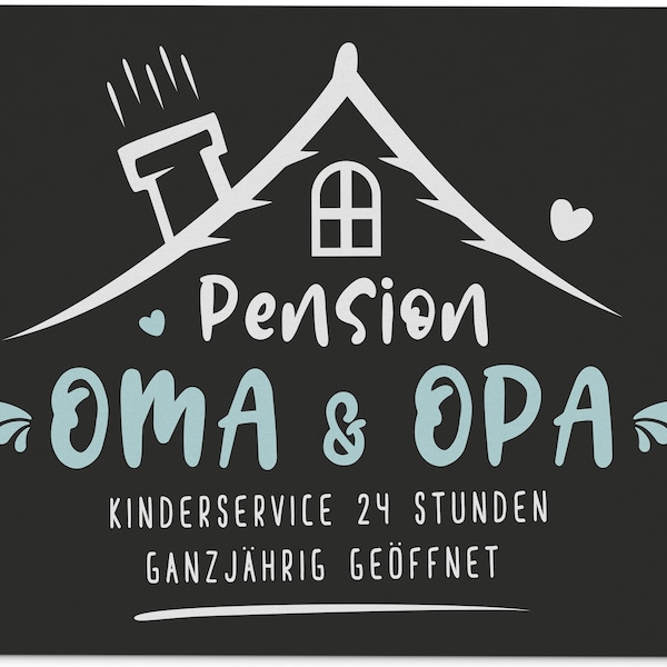 Fußmatte - Pension Oma & Opa