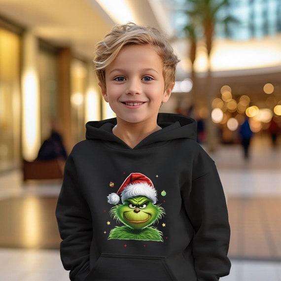 Grinch Weihnachten Kapuzenpullover Damen Hässliche Produktbild-Vorschau 3