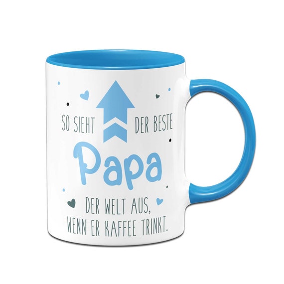 Tasse So sieht der beste Papa der Welt aus wenn er Kaffee - Etsy.de