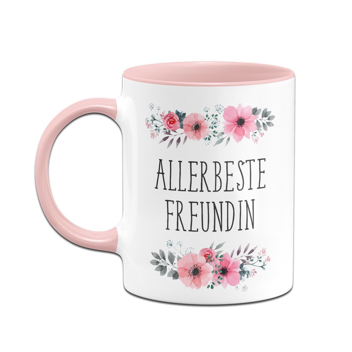 Cup Very best friend floral Etsy