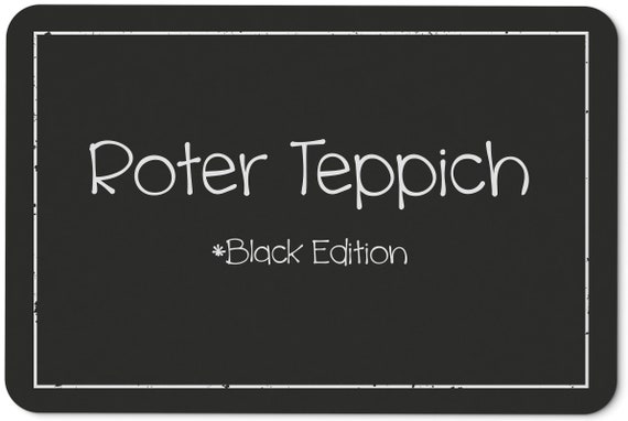 Fußmatte Roter Teppich Black Edition -  France