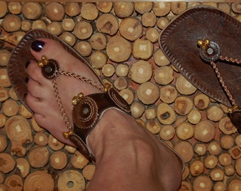 Zehentrenner Leder*ANGEBOT*,Orientalische Sandalen,Hippie Sandalen,Sommer Sandale,Zehentrenner Festival,Sandalen 38-42,Indische Sandalen,