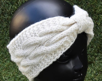 Stirnband Handgestrickt*ANGEBOT*Stirnband Schafwolle Gefüttert  Ohrenwärmer Schafwolle Stirnband Winter Haarband Strick Stirnband Gefüttert