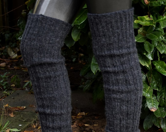 Kaschmir Kniewärmer Für Damen - 50cm Lange Stulpen Für Yoga & Winter