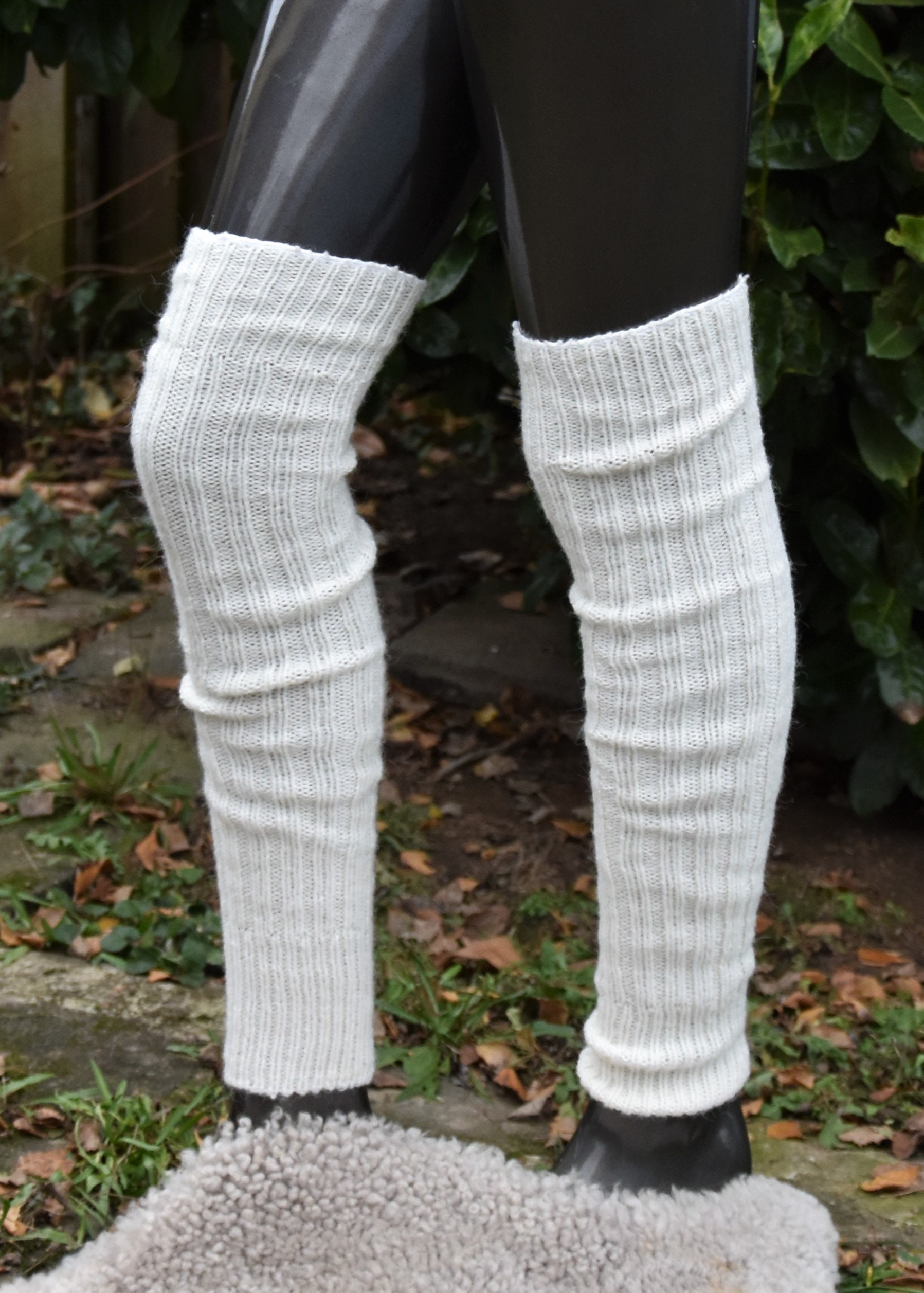 Wowerat Socken Grobstrick Stulpen Mit Alpaka Schaf Wolle Legwamer Beinwaermer Universalgroesse Cs065p0g4
