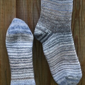 Wollsocken Grau Meliert Warme Strick Socken Flauschige Hippie Socken Kuschelige Umschlag Socken Warme Strick Socken Winter Herbst Socken Bild 8