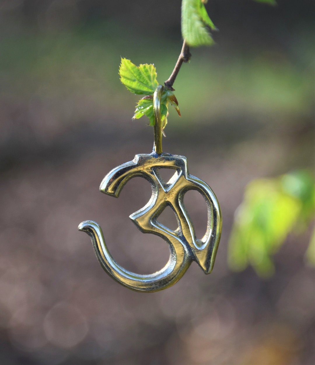 Goa Zeichen Kettenanhänger OM Symbol,messing Anhänger,om Zeichen Schmuckanhänger,om ...