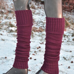 Beinstulpen Overknees Beere Strick Stulpen Legwarmers Himbeere Farben Hippie Stulpen Lang Leg Warmers Goa Psy Warme Overknees Strick Stulpen Bild 3