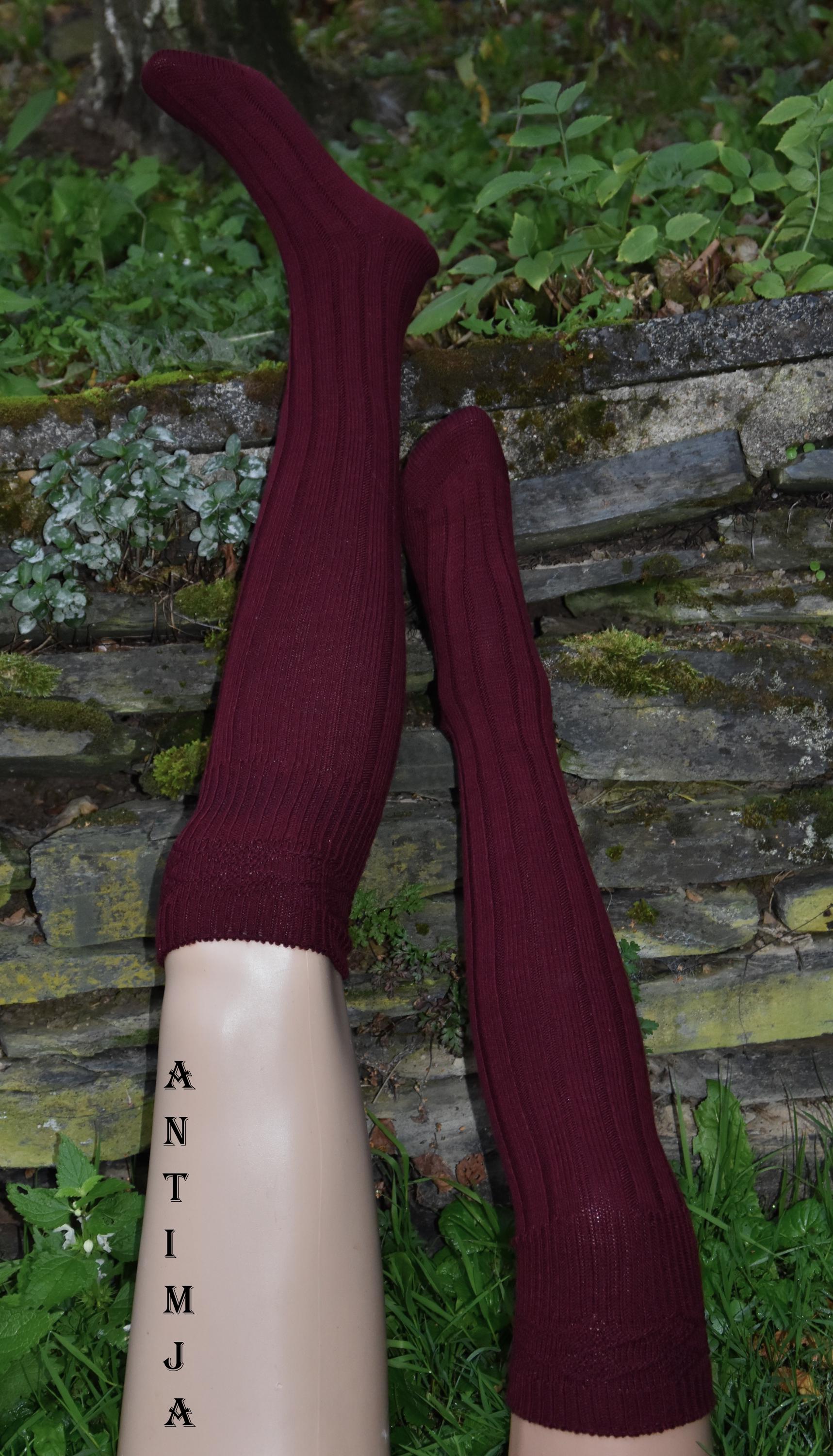 Overknee-Stulpen Für Damen – Schlankmachende Oberschenkelstrümpfe Mit Spitzenrand
